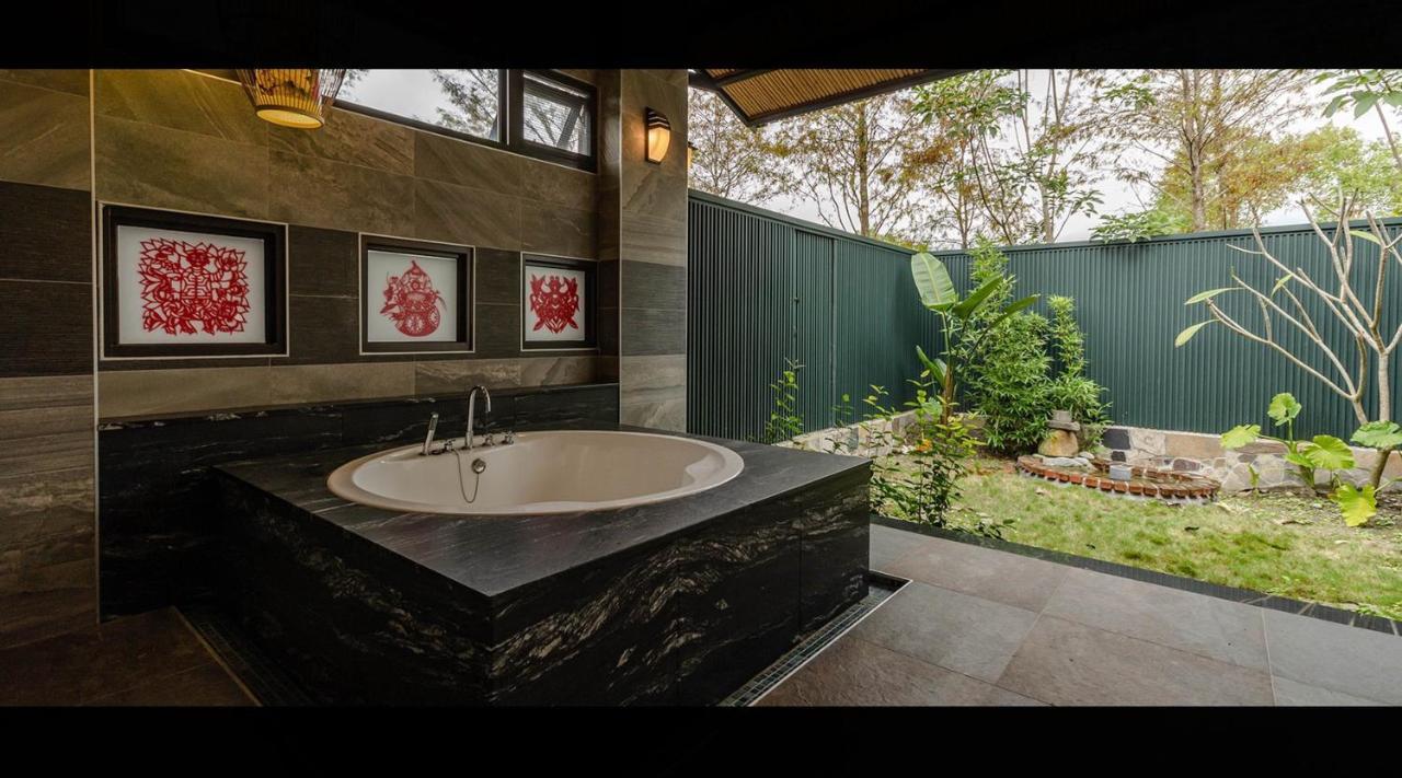 山花映水紅莊園民宿 Yuemei Exterior foto